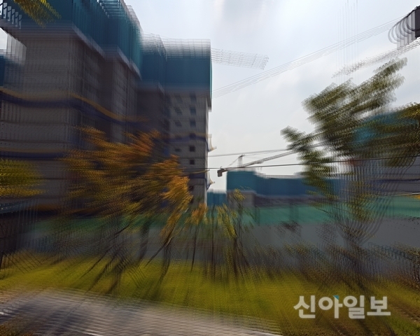 경기도 하남시의 한 신축아파트 공사현장.(사진=신아일보DB)