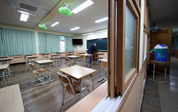수능 앞두고 고사장 막바지 점검. (사진=연합뉴스)