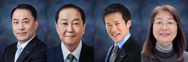 (왼쪽부터) 강호성 삼양사 화학그룹장, 이상윤 CTO, 서휘원 PU장, 정우경 식품바이오연구소장.(사진=삼양그룹)