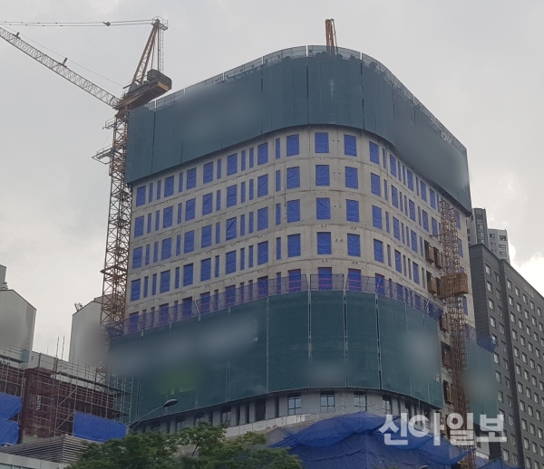 작년 8월22일 서울시 강동구에 건설 중인 한 아파트 현장. (사진=신아일보DB)