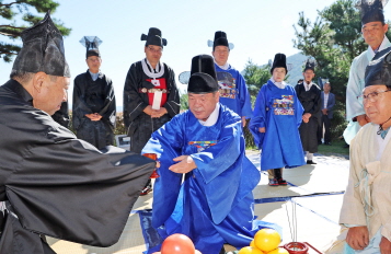 산청한방약초축제 산신제 및 숭모제 봉행/산청군