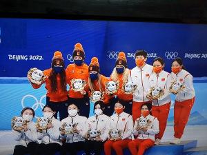 [베이징올림픽] 쇼트트랙 여자대표팀, 3000ｍ계주 값진 ‘은메달’(종합)