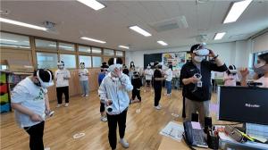 인천교육청, 도서지역 찾아가는 VR 학생 안전교육 실시