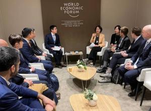 &apos;다보스 포럼&apos; 중기부 이영 "기술·인재 있는 한국, 아시아 교두보"