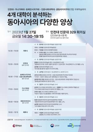 인천대, 한·중·일·베 4개 대학 연합국제학술회의 개최