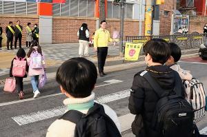 미추홀구, 등굣길 안전한 통학로 만들기 교통안전 캠페인