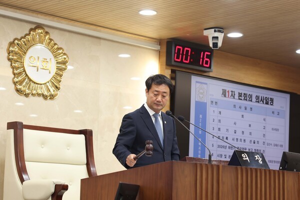 평택시의회, 제265회 임시회 개회...조례안·행정사무감사 계획 심사