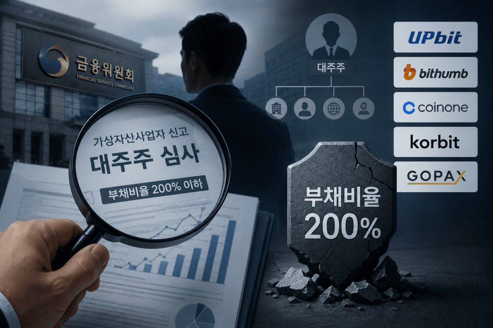 거래소도 '주인 자격' 본다...5대 가상자산거래소 대주주 심사대 - 뉴스 썸네일 이미지